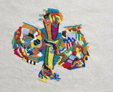oiseau "oeuvres textiles"