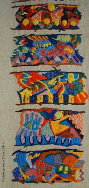broderie-paysage art textile